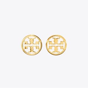 Tory Burch gold Miller stud earrings